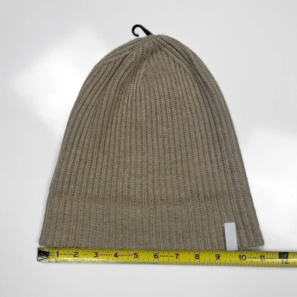 NWT Calvin Klein Cuff Knit Beanie Tan Winter Cuffed Hat OS CKO200196